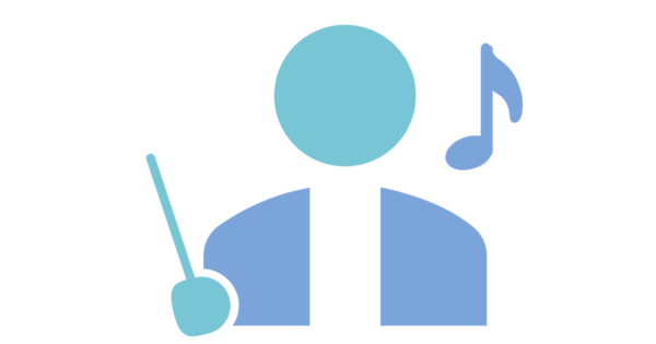 Talent Development Tuesday - Managing performance (icon of conductor)