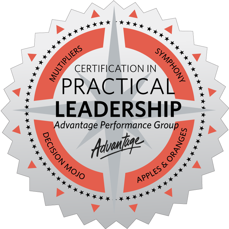 Certification in Practical Leadership Credly badge