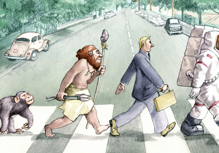 Darwin on decision-making: 2 techniques that will help your skills evolve (theory of evolution in Abby Road style)